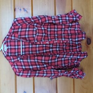wish & whim flannel button down shirt
